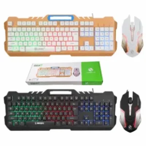 Gaming Keyboard Mouse Combo – Limeide Metal Storm T21 Wired Set