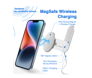 Magnetic charger holder & magsafe magnetic car mount