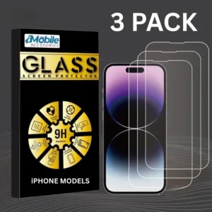    iPhone 16 Tempered Glass | Premium 3-Pack Screen Protectors