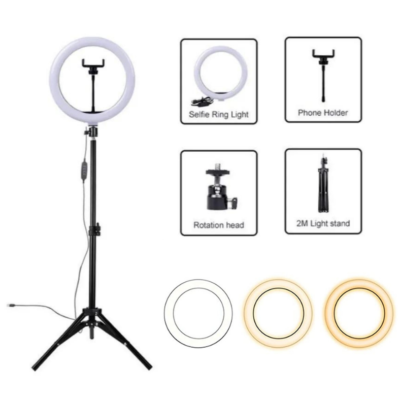 10" Ring Light X-10A with 2 Meter Tripod Stand