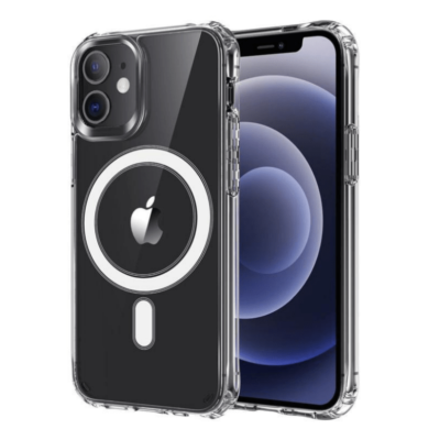 Clear MagSafe Wireless Case for iPhone 11-16 & S25 Series – Transparent Shockproof Cover