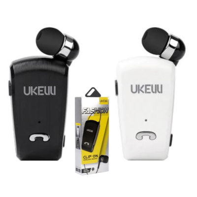 UK-890 Clip-On Wireless Bluetooth Headset