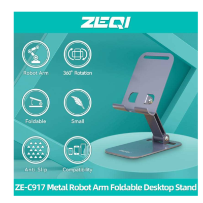 Zeqi ZE-C917 Robot Arm Metal Phone Holder