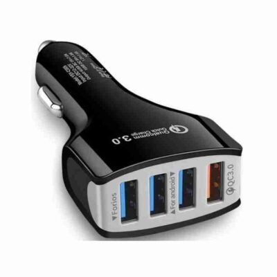 Qualcomm 4 USB Car Fast Charger - 7 AMP 12-32V