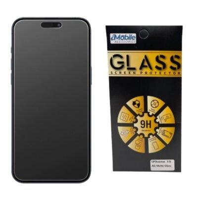 iPhone 11/12/13/14/15/16 AG Matte Tempered Glass Protector