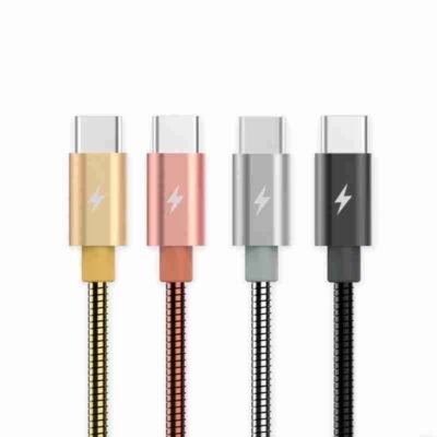 (1M) Metal Charging Cable (Micro - Lightning - Type C)