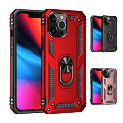 iPhone 11 / 12 / 13 / 14 Series Ring Magnet / Car Mount Shockproof Case