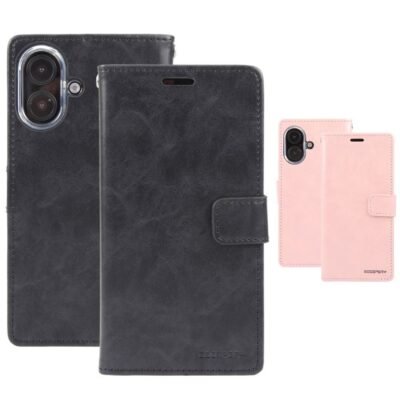 Goospery Bluemoon Diary Wallet Case (iPhone 16 Series)