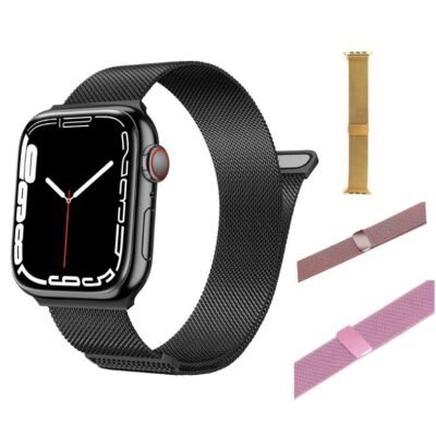 Stainless Metal Watch Band for Apple 42mm 44mm 45mm