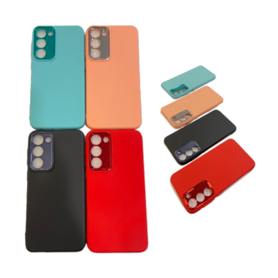 Silicone Silky and Soft Case with Shiny Camera Cut Out - S23 / S23+ / S23 Ultra