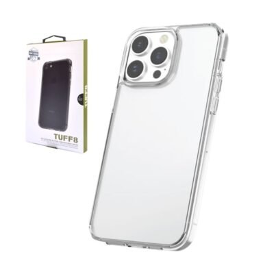 TUFF 8 Clear Hard Back Phone Case - Open Box