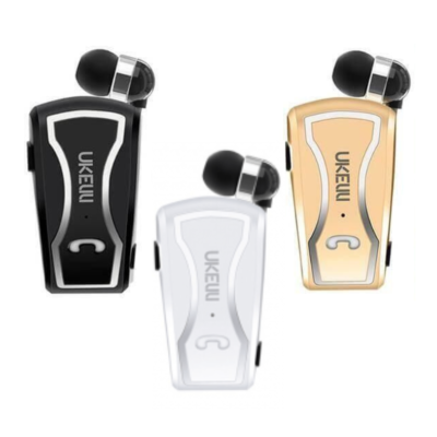 UK-880 Clip-On Wireless Bluetooth Headset