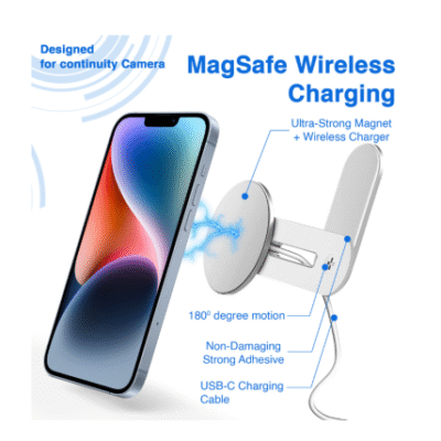 Magnetic charger holder & magsafe magnetic car mount