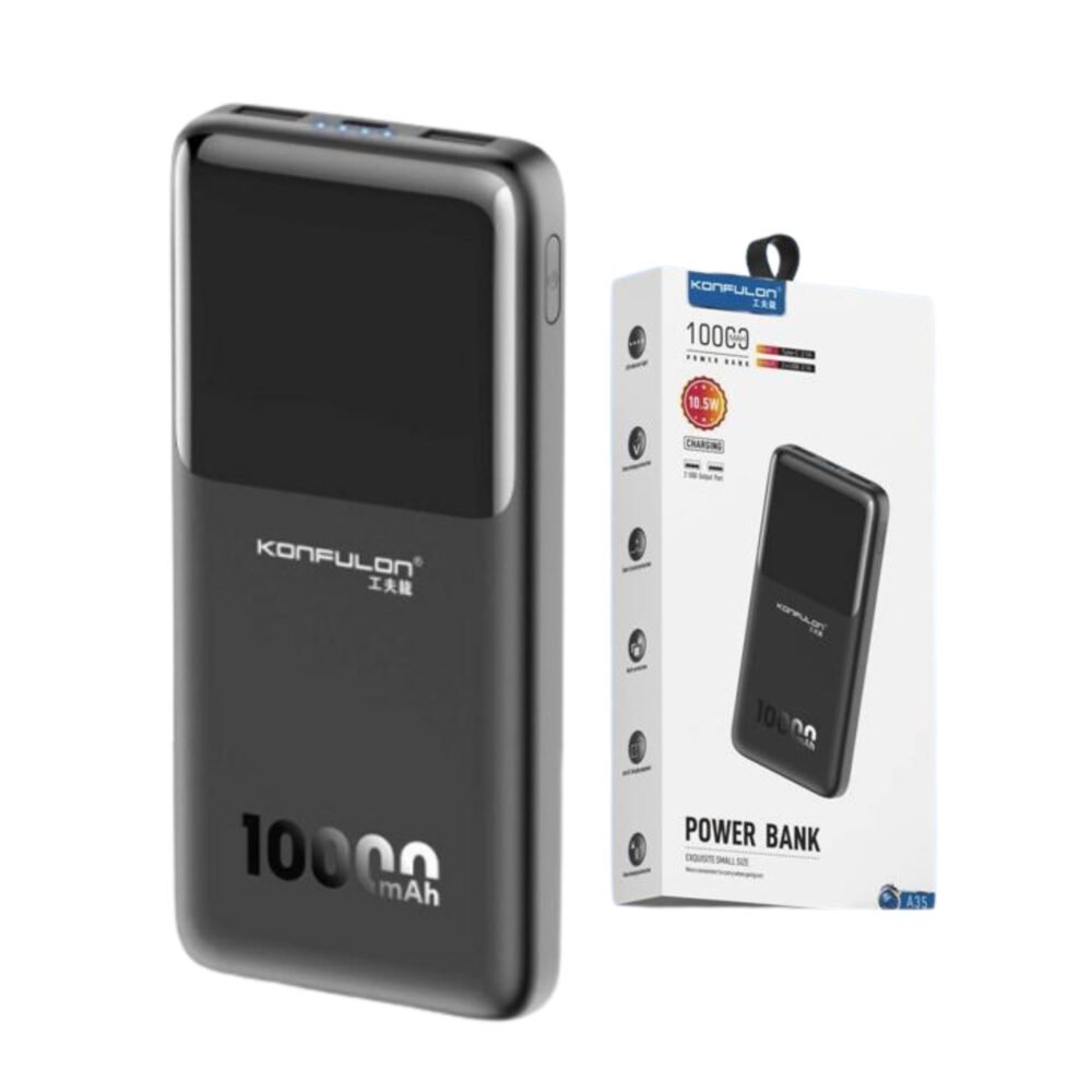 Konfulon A35 10,000 mAh (2USB) Power Bank