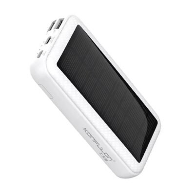 Konfulon Q20T 20,000 mAh (2USB + Type-C + Solar Power)