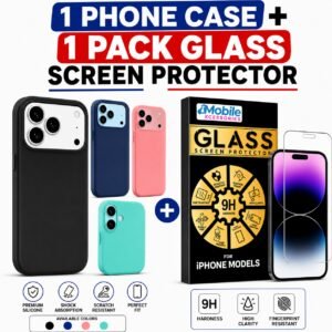 iPhone 17 phone case and screen protector